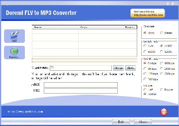 convert flv to mp3 with Free FVL to MP3 Converter